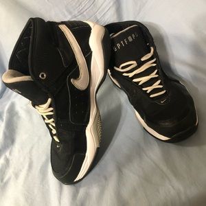 Nike Zoom Air 2007 Uptempo Black Basketball sz9. 316457-011
